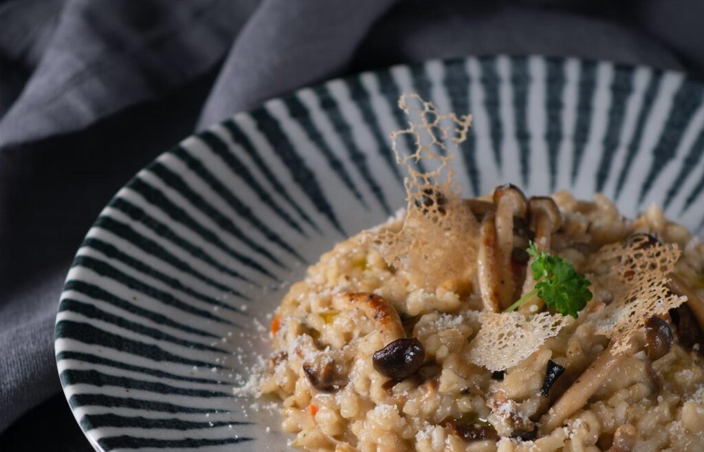 Ricetta risotto champignon e prosecco - Cantina Nardi